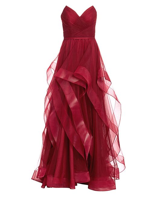red n black gown