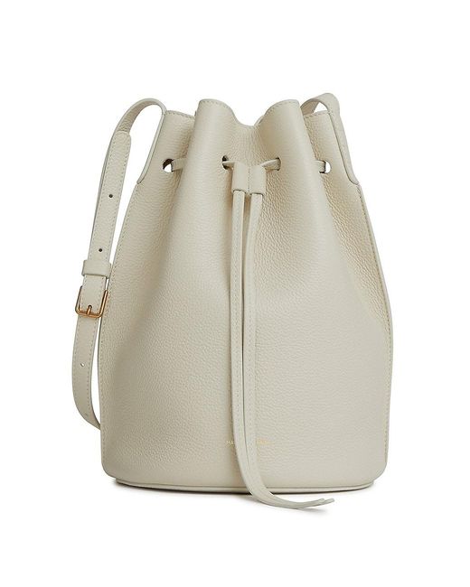 Mansur Gavriel Champagne Bucket Bag in White Lyst