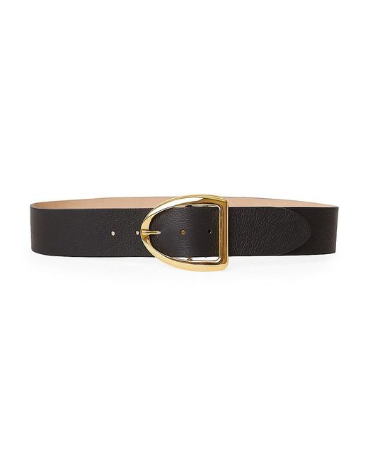 BLow The Belt Amanda Leather Waist Belt in Black Gold (Black) Lyst