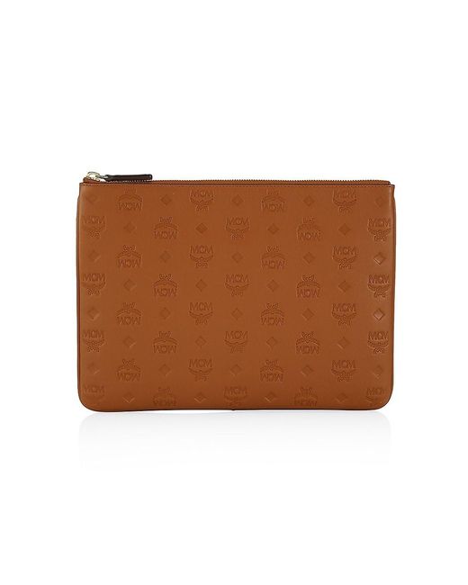 MCM Klara Monogram Leather Crossbody Bag in Brown Lyst