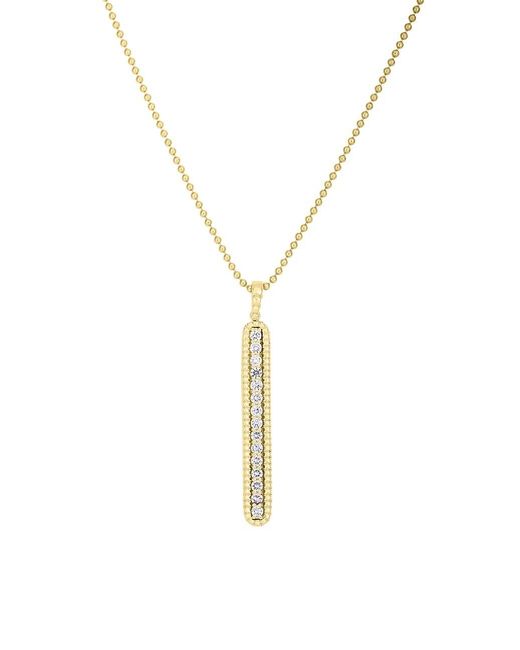 Roberto Coin Siena 18k Gold & Diamond Pendant Necklace in Yellow Gold ...