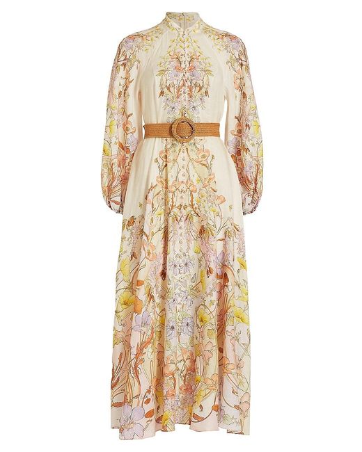 Zimmermann Jeannie Linen Maxi Dress Lyst