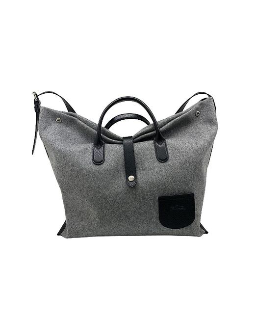 Longchamp Xl Essential Wool Open Tote in Grey (Gray) Lyst