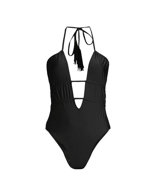 Ramy Brook Synthetic Marta One-piece Swimsuit in Black | Lyst
