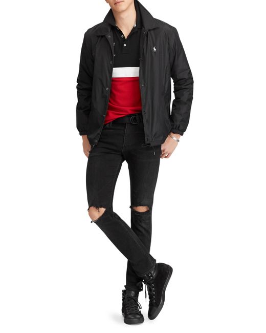 coach jacket polo
