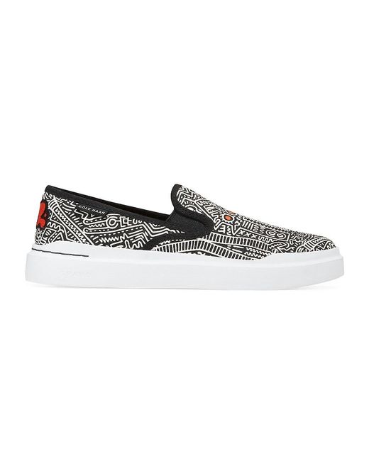 Cole Haan Cotton X Keith Haring Grandpro Rally Slip-on Sneakers in