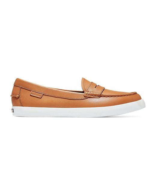 Cole Haan Nantucket Leather Penny Loafers - Lyst