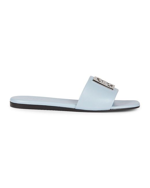 givenchy 4g flat leather sandals