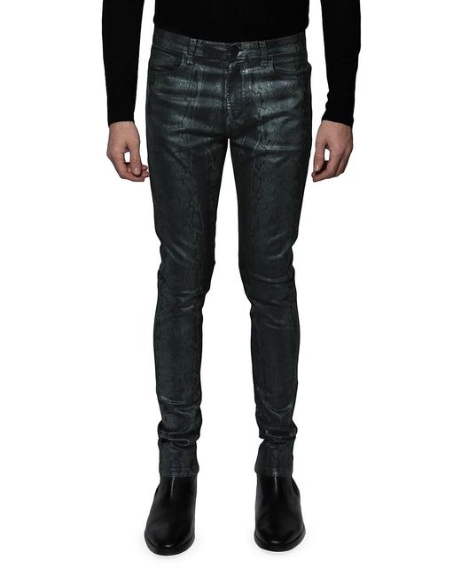 Monfrere Greyson Mal Python Skinny Jeans in Black for Men Lyst