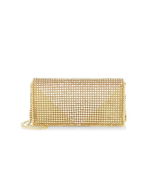 whiting and davis gold mesh clutch