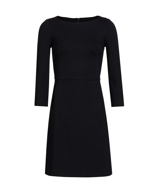 Spanx Perfect Fitandflare Minidress in Black Lyst