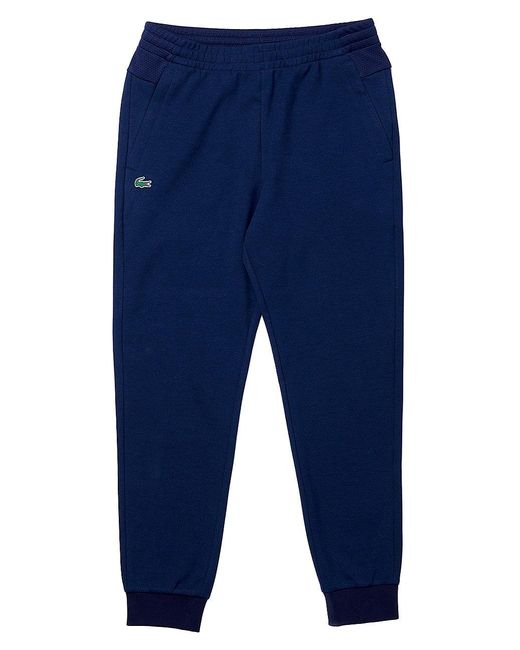 Lacoste Mesh-paneled Trackpants in Blue for Men | Lyst