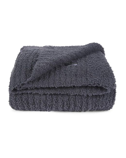 Barefoot Dreams Ribknit Throw in Blue Lyst
