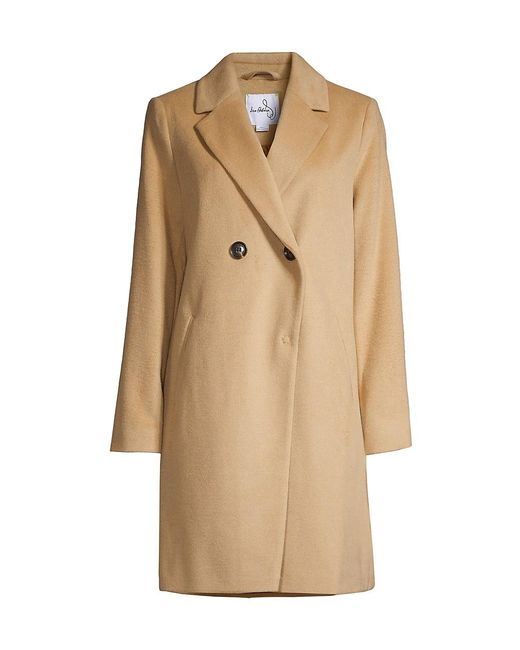 sam edelman belted wool blend coat