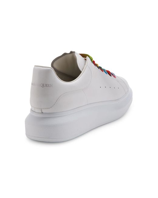 alexander mcqueen white rainbow