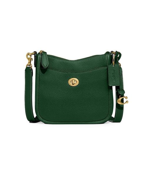 COACH Chaise Leather Crossbody Bag in Green Save 25 Lyst