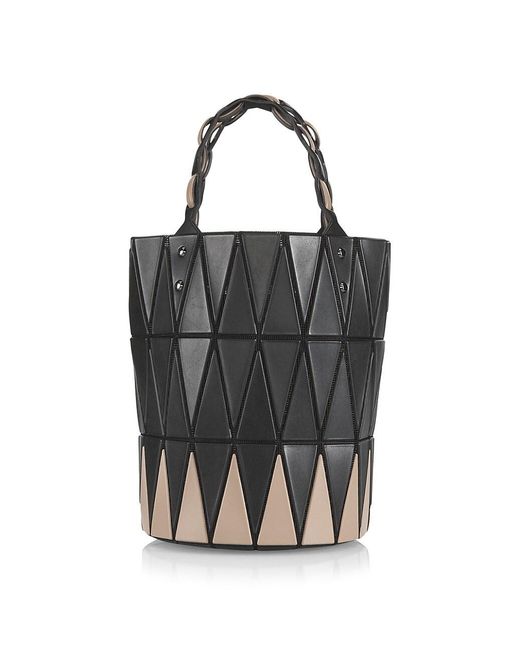 Bao Bao Issey Miyake Synthetic Pvc Small Basket Bag in Black | Lyst