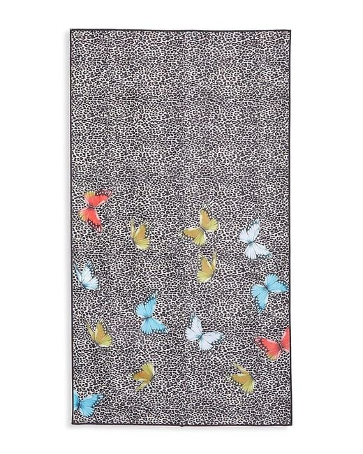 Johnny Was Sandra Beach Reversible Towel in Gray Lyst