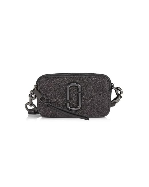 Marc Jacobs The Galactic Glitter Snapshot Crossbody Bag in Black Lyst