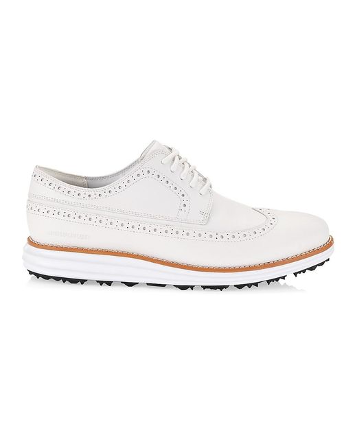 Cole Haan Wing Oxford Golf Sneakers in White for Men Lyst