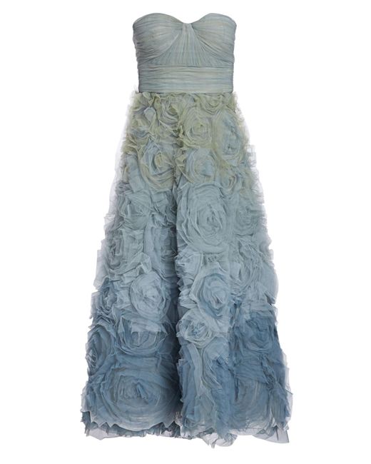 nicholas iris lace gown