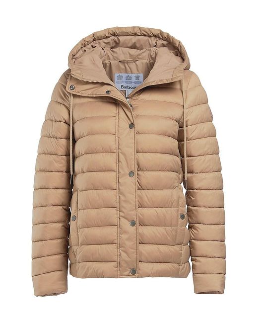 Barbour Synthetic Seaholly Quilted Hooded Jacket | Lyst