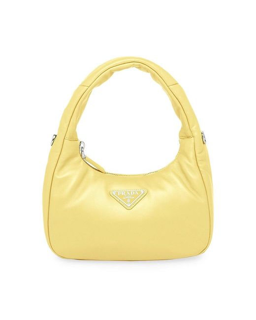 Prada Medium padded Soft nappa leather bag