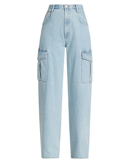 Agolde Minka Wide-leg Cargo Jeans in Blue | Lyst