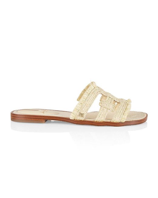 Sam Edelman Bay Raffia Sandals in Natural Lyst