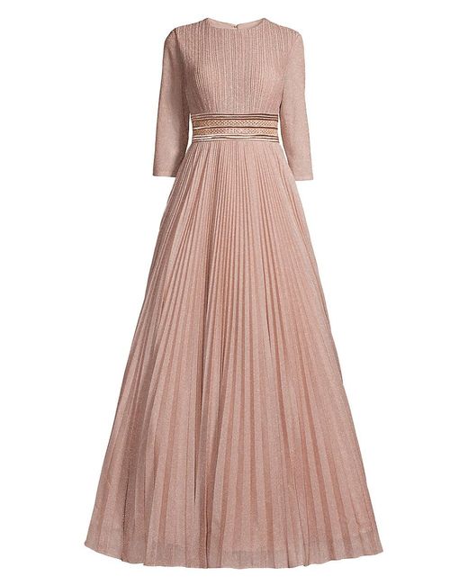 mac duggal pleated dress