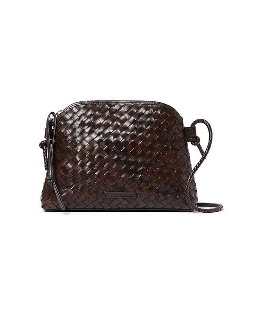 Loeffler Randall Mallory Woven Leather Crossbody Bag in Black Lyst