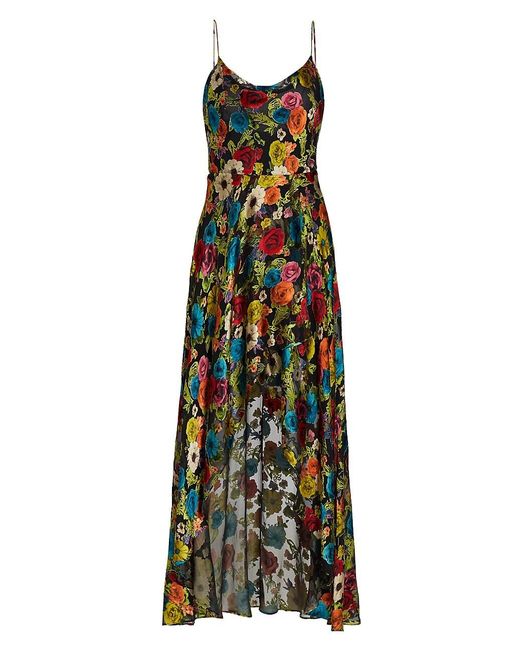 Alice + Olivia Synthetic Christina Maxi Dress | Lyst