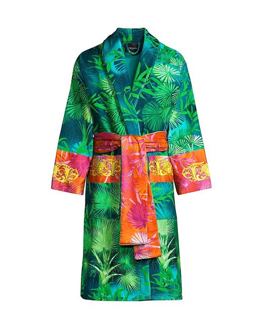 versace hooded bathrobe