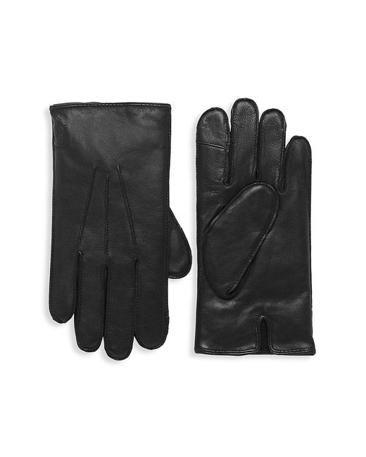 Polo Ralph Lauren Water Repellent Nappa Leather Gloves in rl Black (Black)  for Men - Lyst