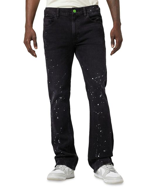 Hudson Jeans Denim Lynx Kick Flare Jeans in Black for Men Lyst