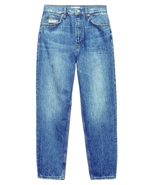 FRAME Denim Le High-n-tight Taper Jeans in Blue | Lyst