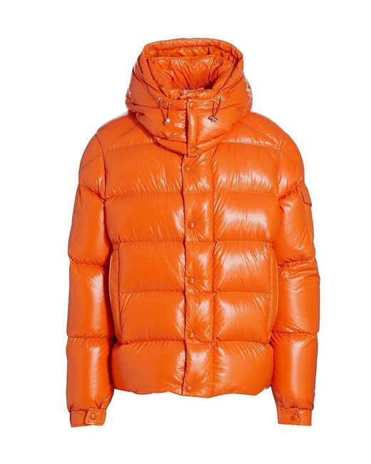Moncler Maya 70 Jacket in Orange for Men | Lyst