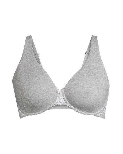Le Mystere Cotton Touch Unlined Bra in Heather Grey (Gray) | Lyst