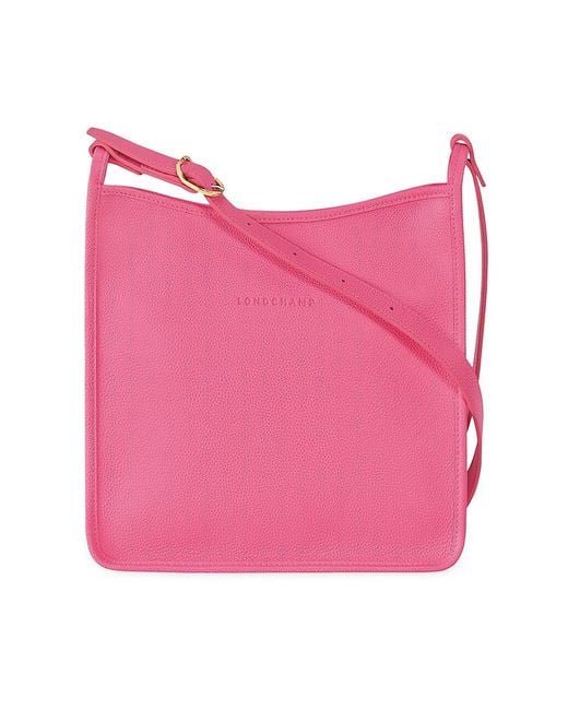 Longchamp Medium Le Foulonné Crossbody Bag in Pink Lyst