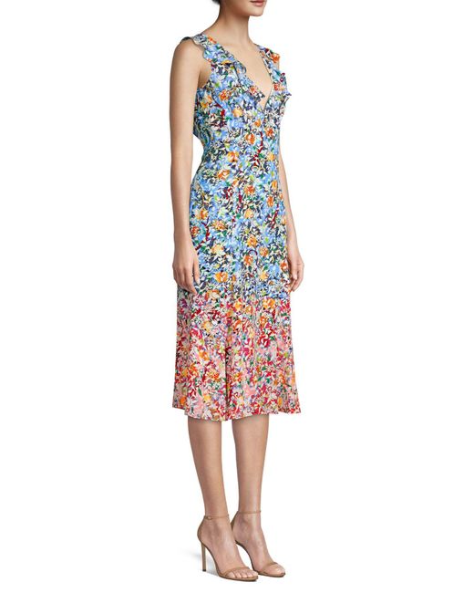 saloni holly midi dress
