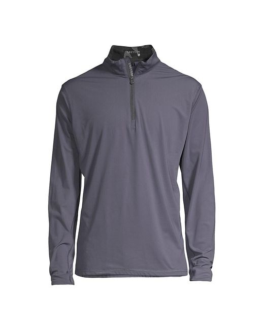 Greyson Synthetic Tate Quarterzip Sweater in Blue for Men Lyst