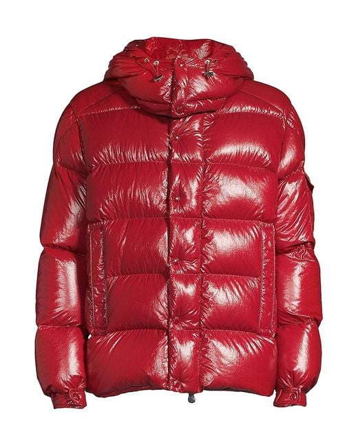 Moncler Maya 70 Jacket in Red for Men | Lyst