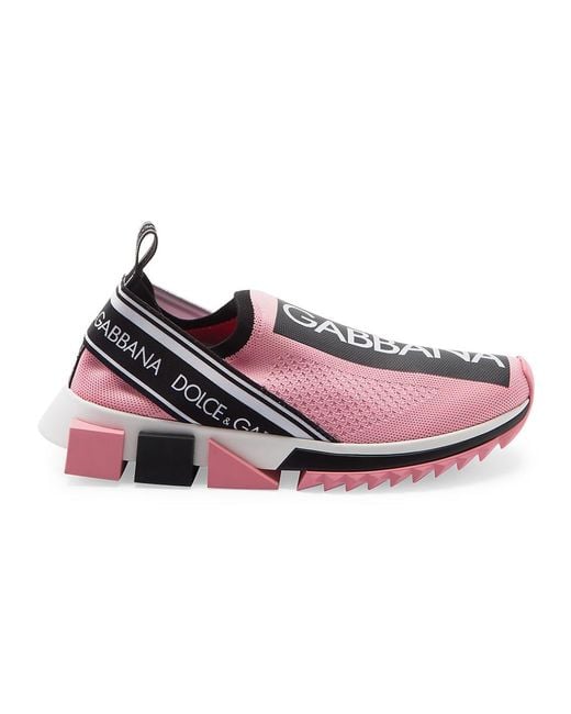 dolce gabbana pink sneakers