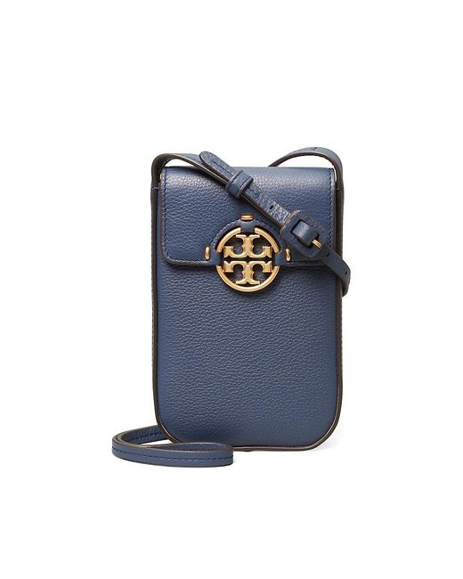 tory-burch-miller-leather-phone-crossbody-bag-in-blue-stone-blue-lyst