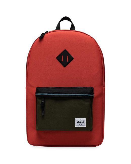 Herschel Supply Co. Classics Heritage Logo Backpack in Red for Men Lyst