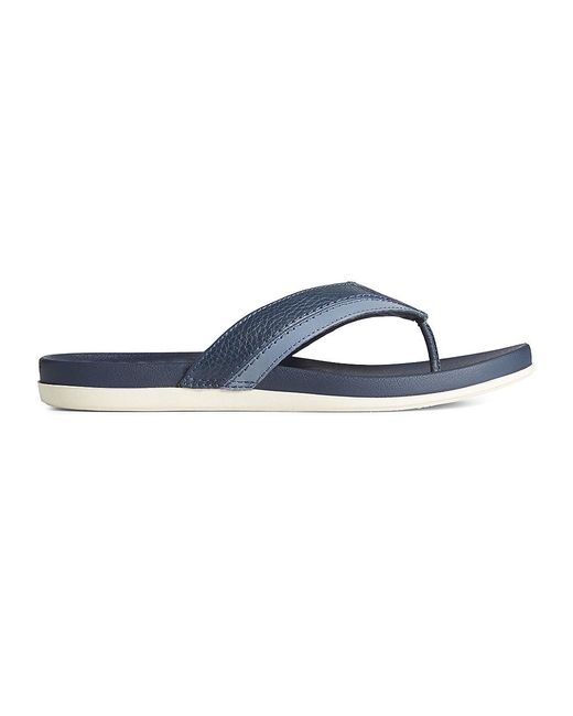 Nubuck Leather Dock Thong Sandals 