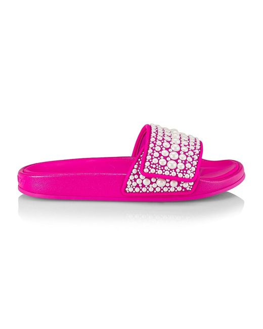 jimmy choo pearl sliders