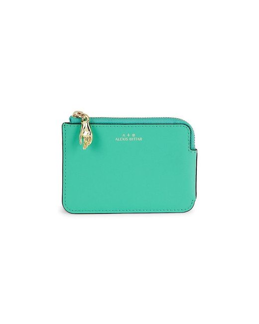 Alexis Bittar In My Dreams Small Leather Zip Pouch in Green | Lyst
