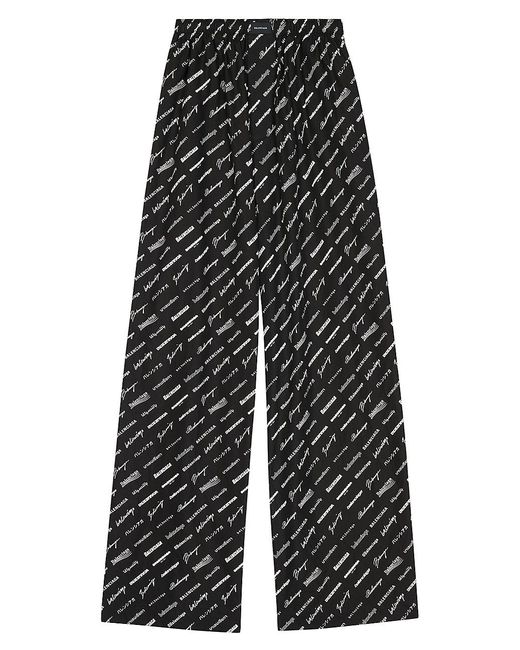 Balenciaga Logomania All Over Pyjama Pants in Gray for Men | Lyst