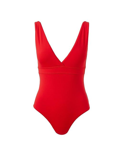 Melissa Odabash Synthetic Pompeii One-piece Swimsuit in Red | Lyst